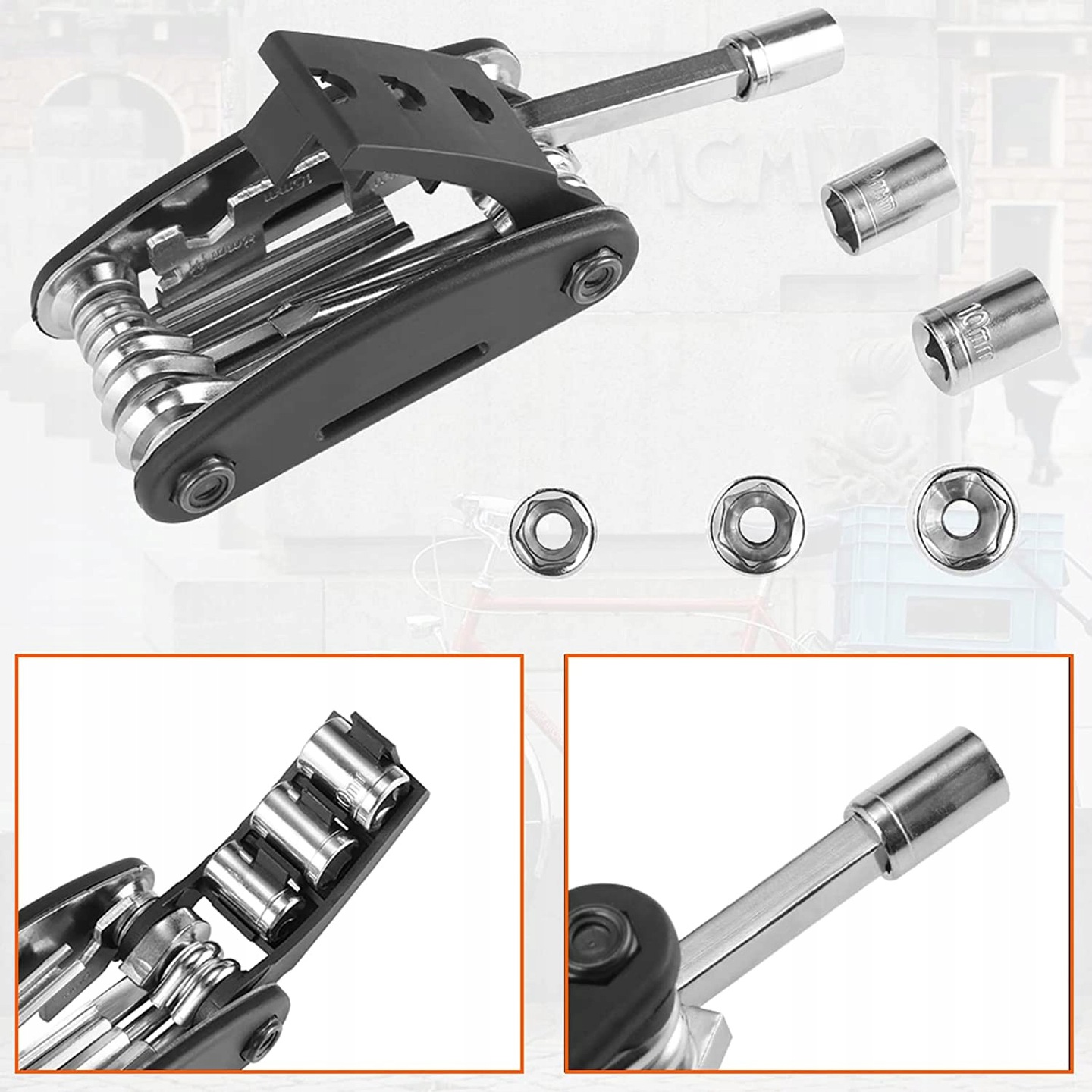 Zestaw kluczy na rower MultiKlucz ROCKBROS 16w1 Kod producenta GJ1601