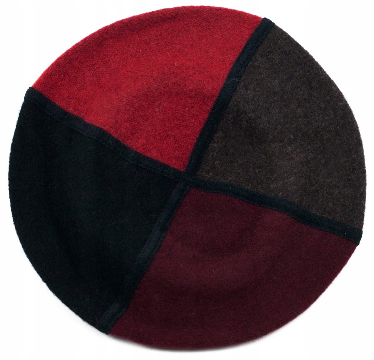 

Sale-% Wełniany beret Beretka cz13383-1
