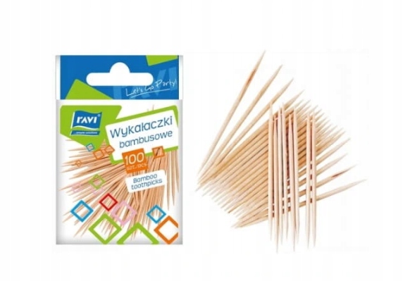 WYKAŁACZKI BAMBUSOWE 100SZT