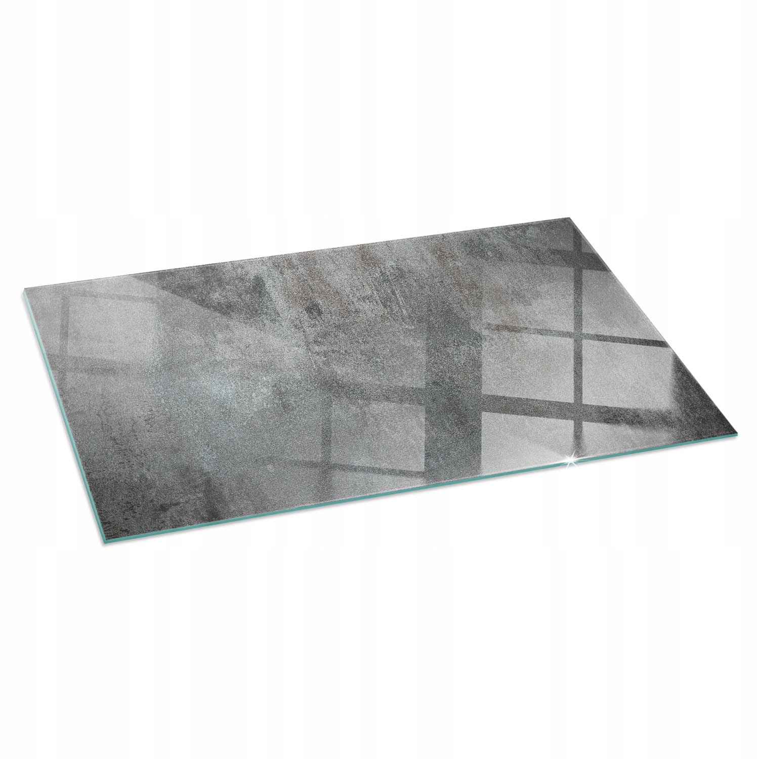 Tvrdená sklenená podložka pod kozu Textúra surového povrchu 120 x 60 cm