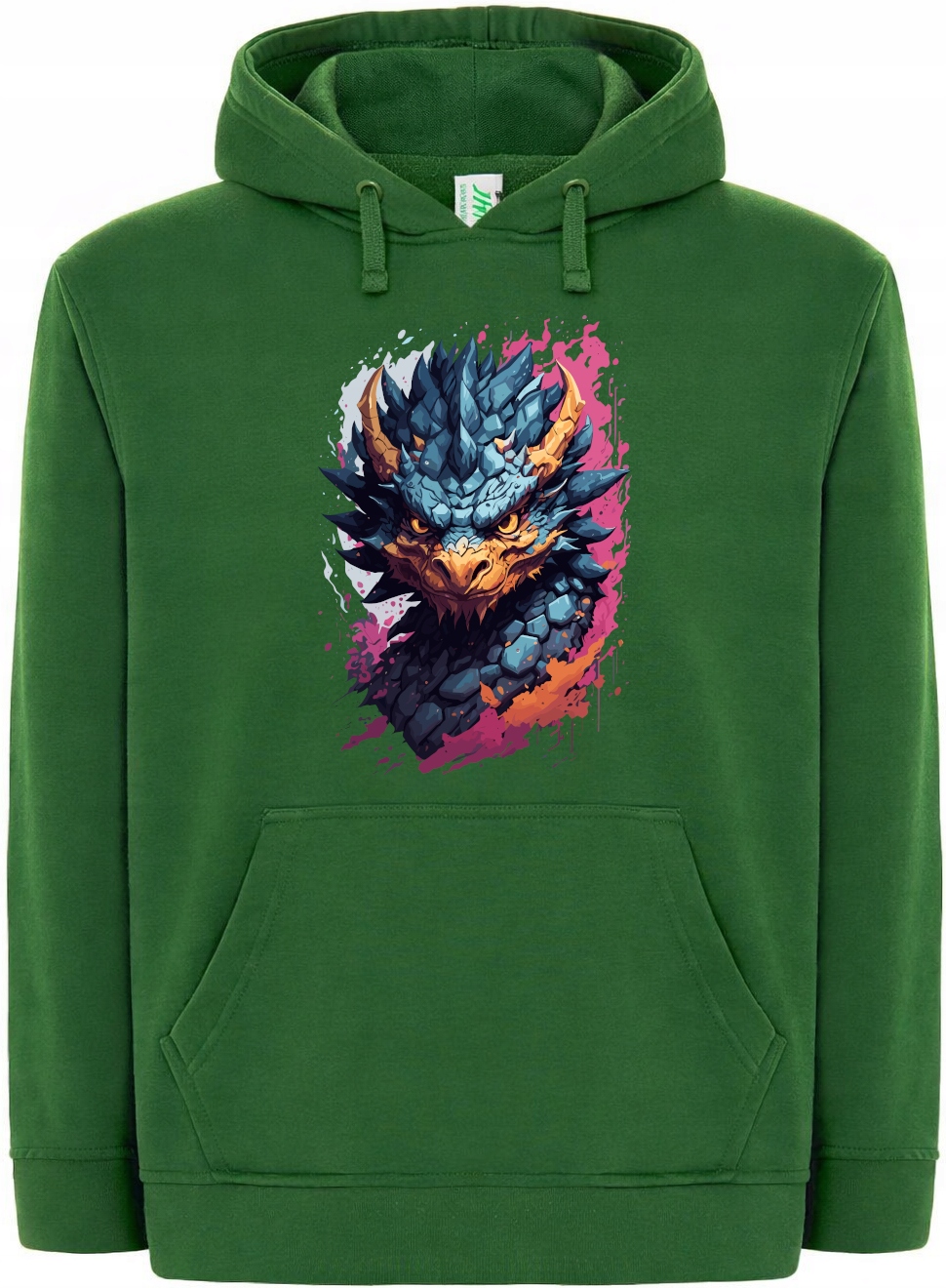 Mikina s kapucí Barevný drakMódní vel.4XL