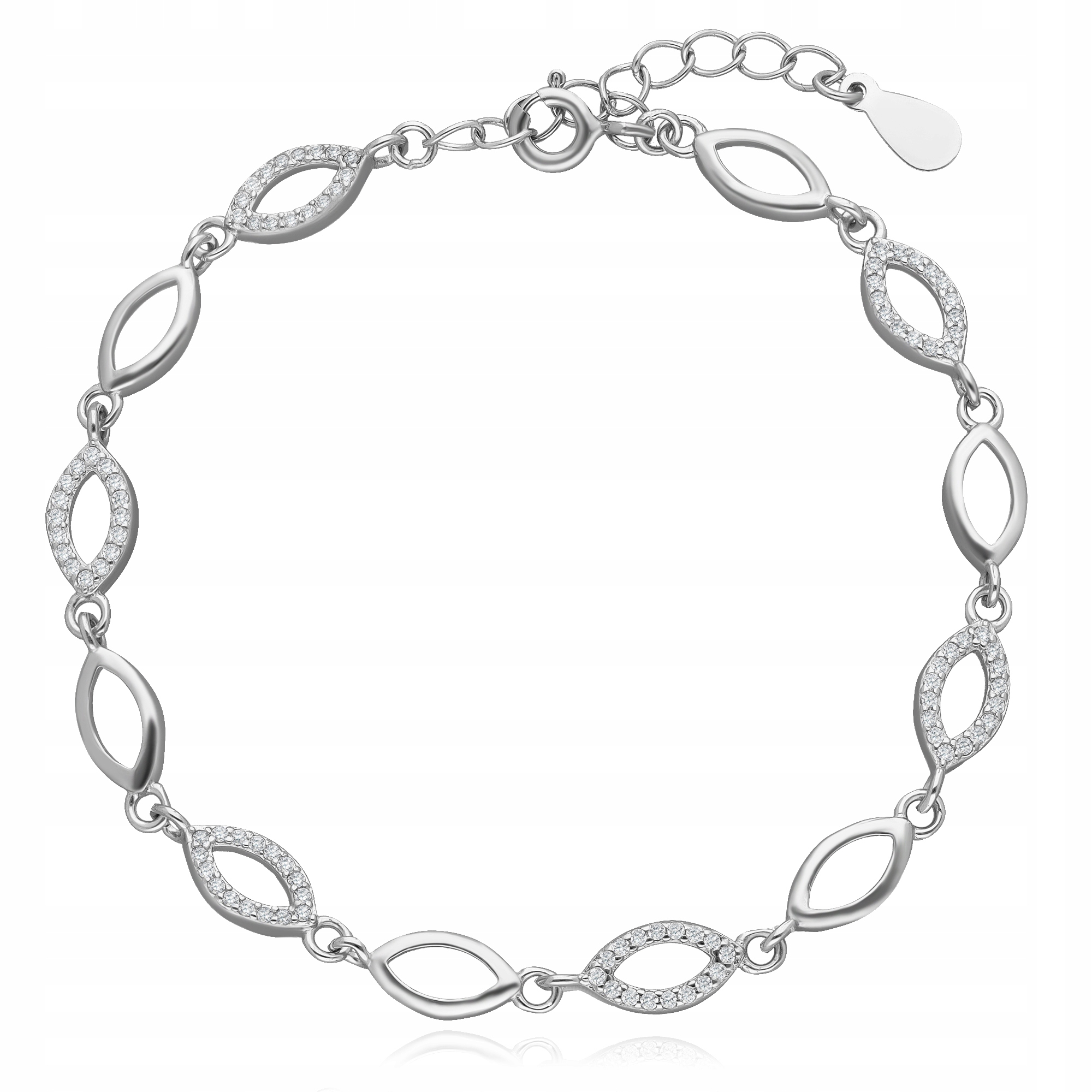 Stříbrný Náramek Na Ruku Se Zirkony