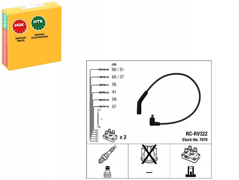 NGK ДРОТИ ОБПЛЕТЕННЯ 22525 3A5273a00145 Dkb266