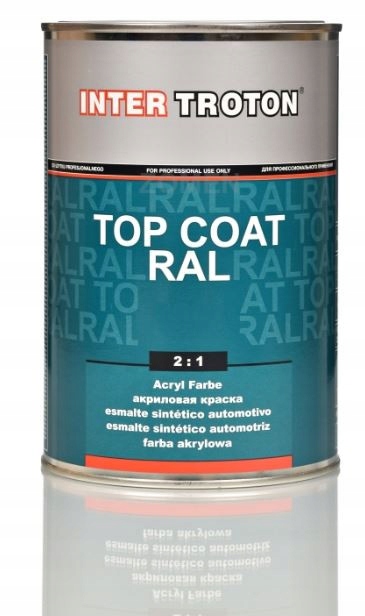 TROTON Farba Akrylowa 2:1 RAL 6005 Zielony 1L + utw