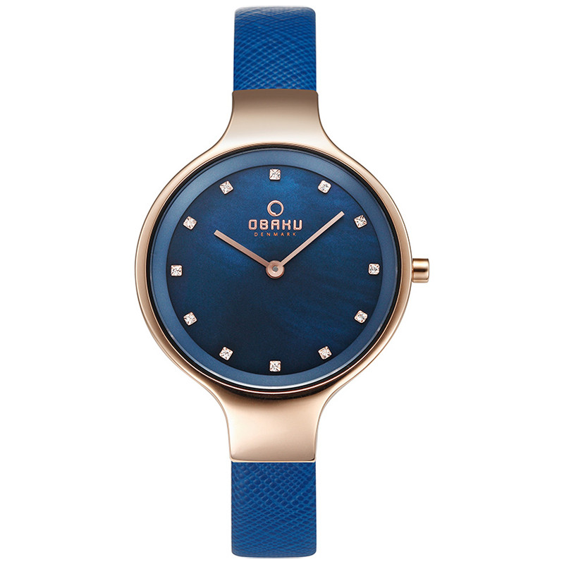 Dámské hodinky Obaku Denmark V173LXVLRA modré