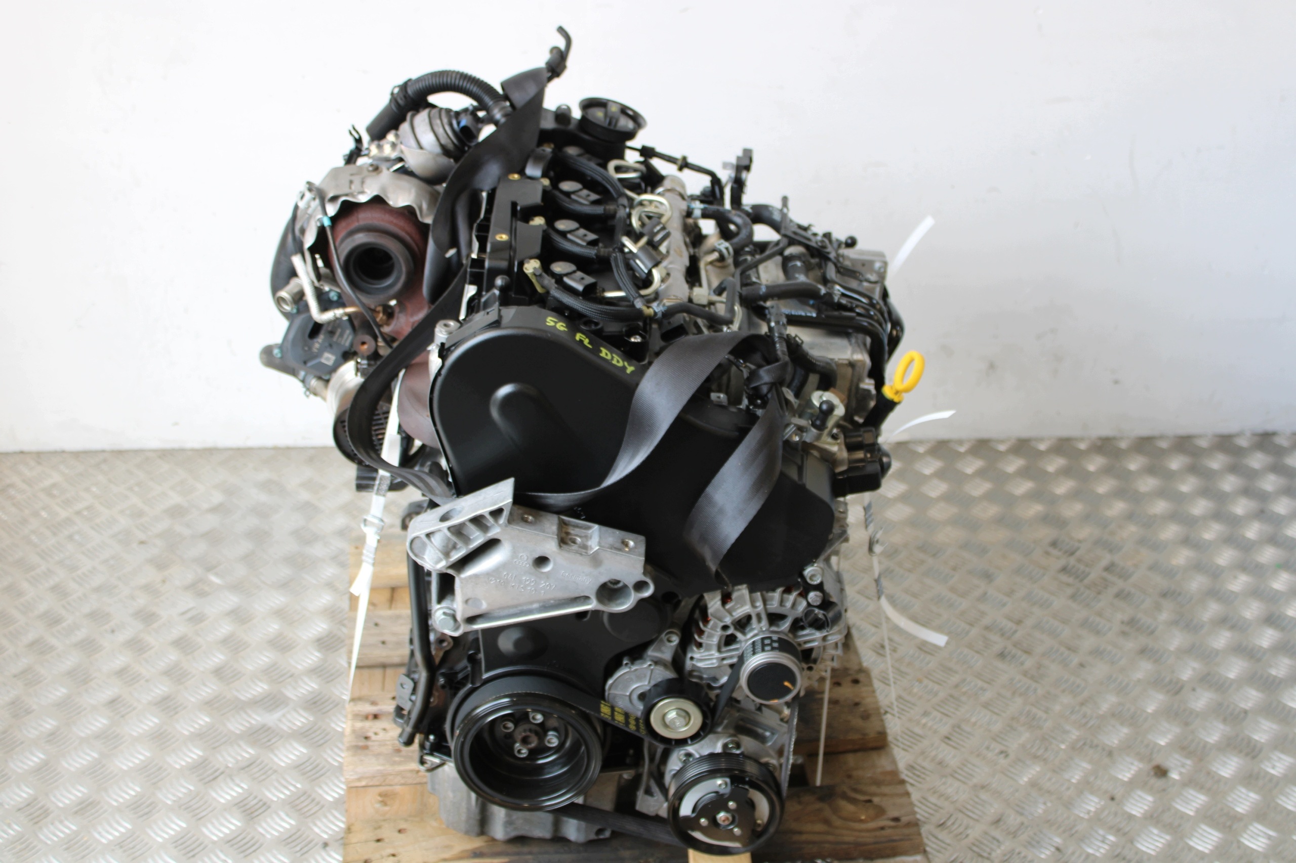 engine MOTOR complete DDY 1.6 TDI VW GOLF VII 7 5G0 LIFT