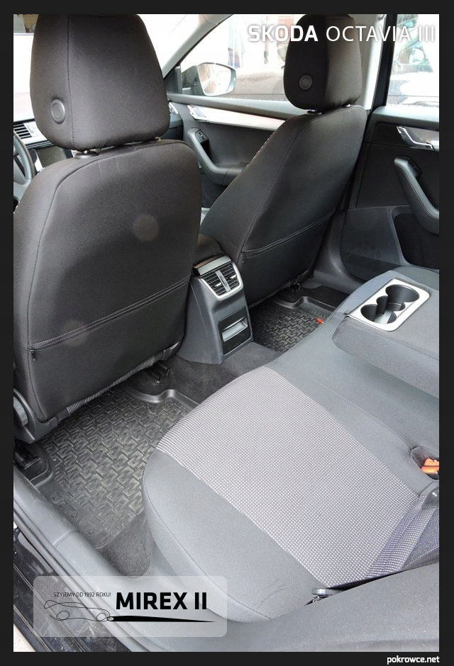 Pokrowce z tkanin tapicerskich Skoda Octavia III Rodzaj Dedykowane