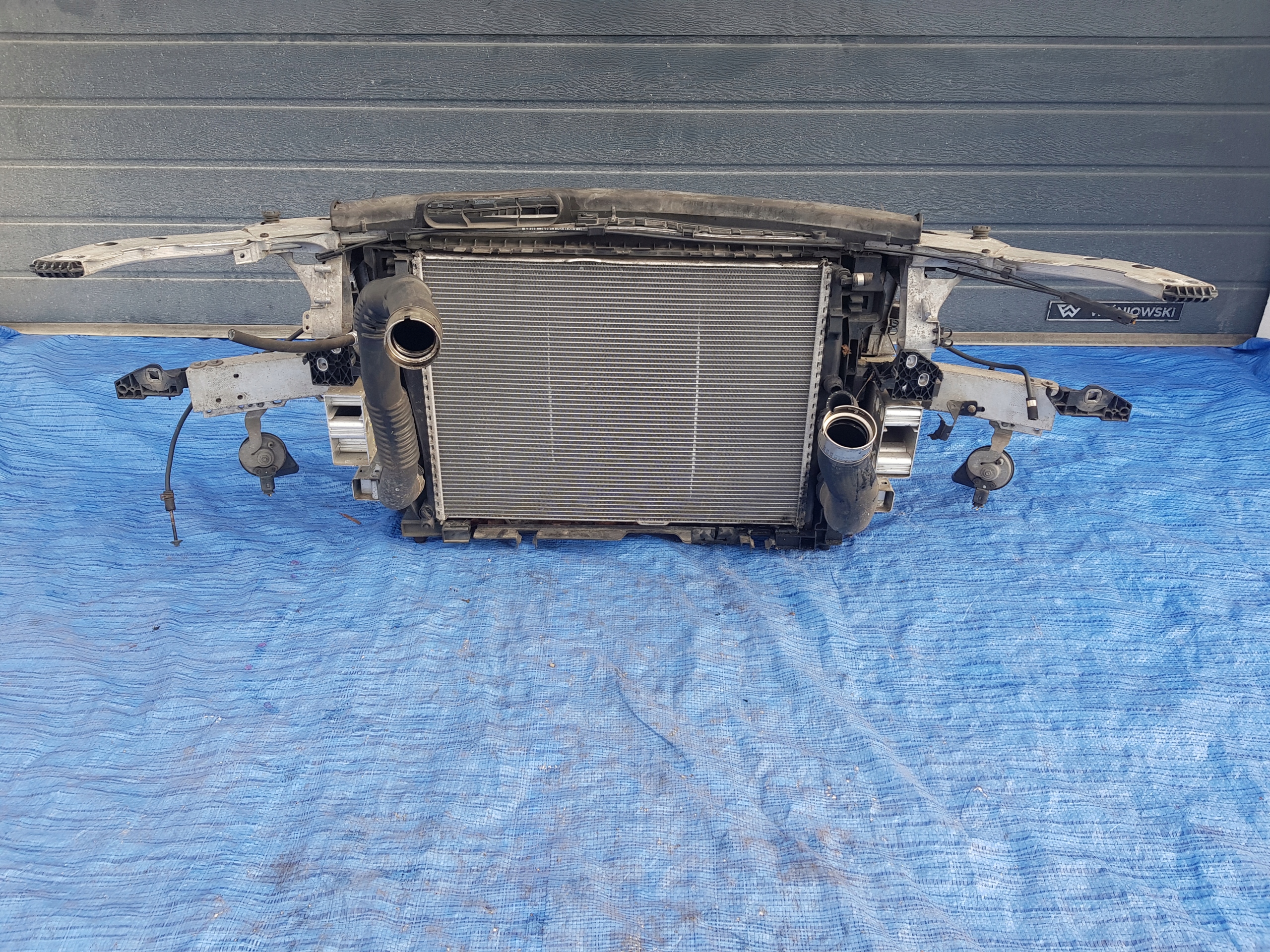 support panel for radiators radiator MERCEDES W205 MANUAL 1.6