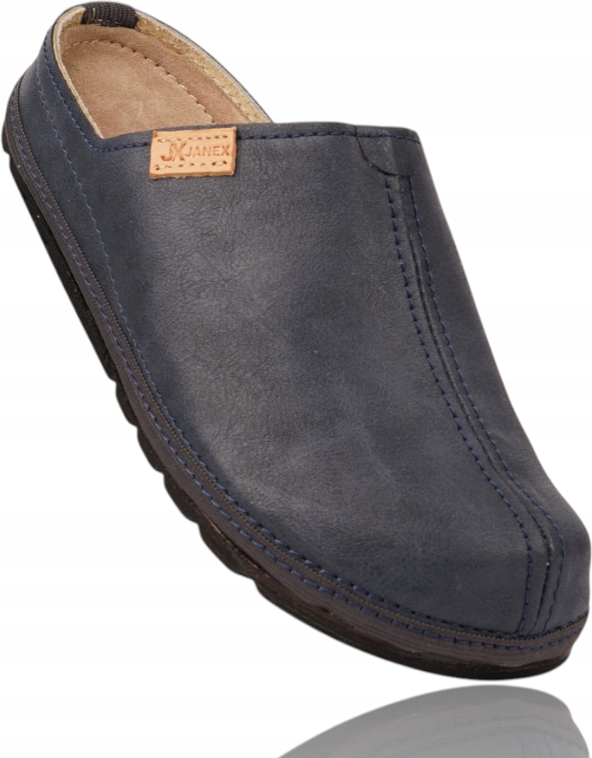 Pánské Pantofle Kožené Papuče do práce do školy a domu zahrady Pevné pantofle