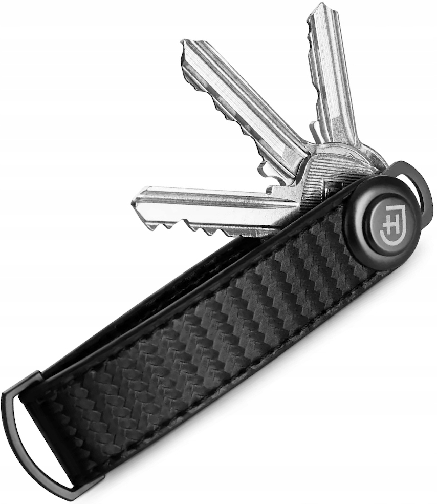 James Hawk Carbon organizér na klíče přívěsek na klíče Kůže