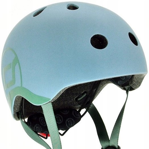 SCOOTANDRIDE STEEL ZESTAW HULAJNOGA Jeździk 2w1 + KASK z LED XXS do S 1+ Rama Metalowa Plastikowa