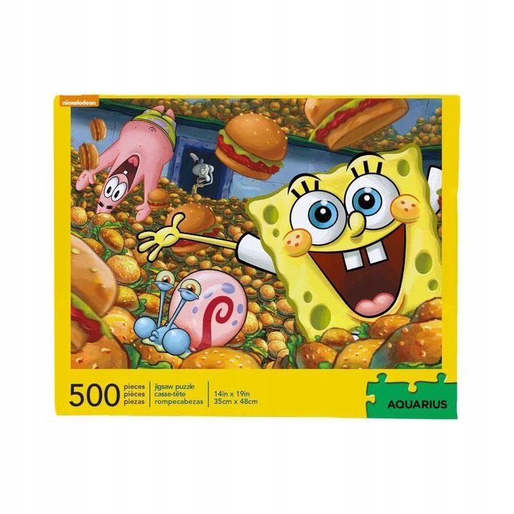 

Kanciastoporty puzzle SpongeBob 500 sztuk