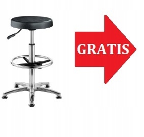 Otočná stolička s kolečkem dílna průmyslová židle pod hliníkem Vysoká Bonus