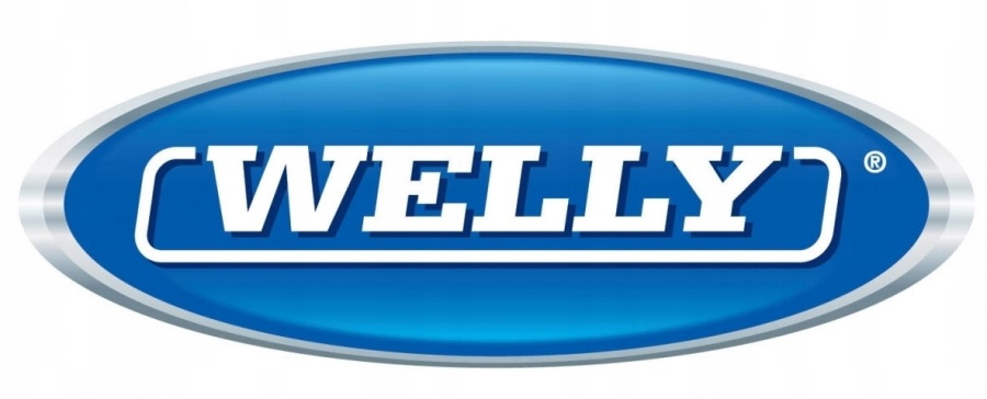 MERCEDES BENZ SPRINTER MODEL WELLY 1:34 POLICJA Model Auto Welly Metal