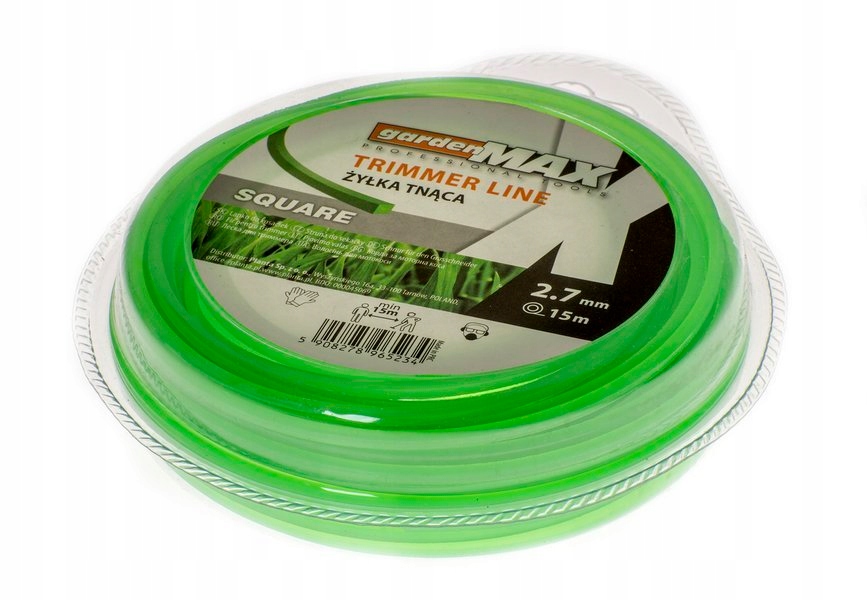 

Żyłka tnąca kwadratowa 2,7mm x 15mb