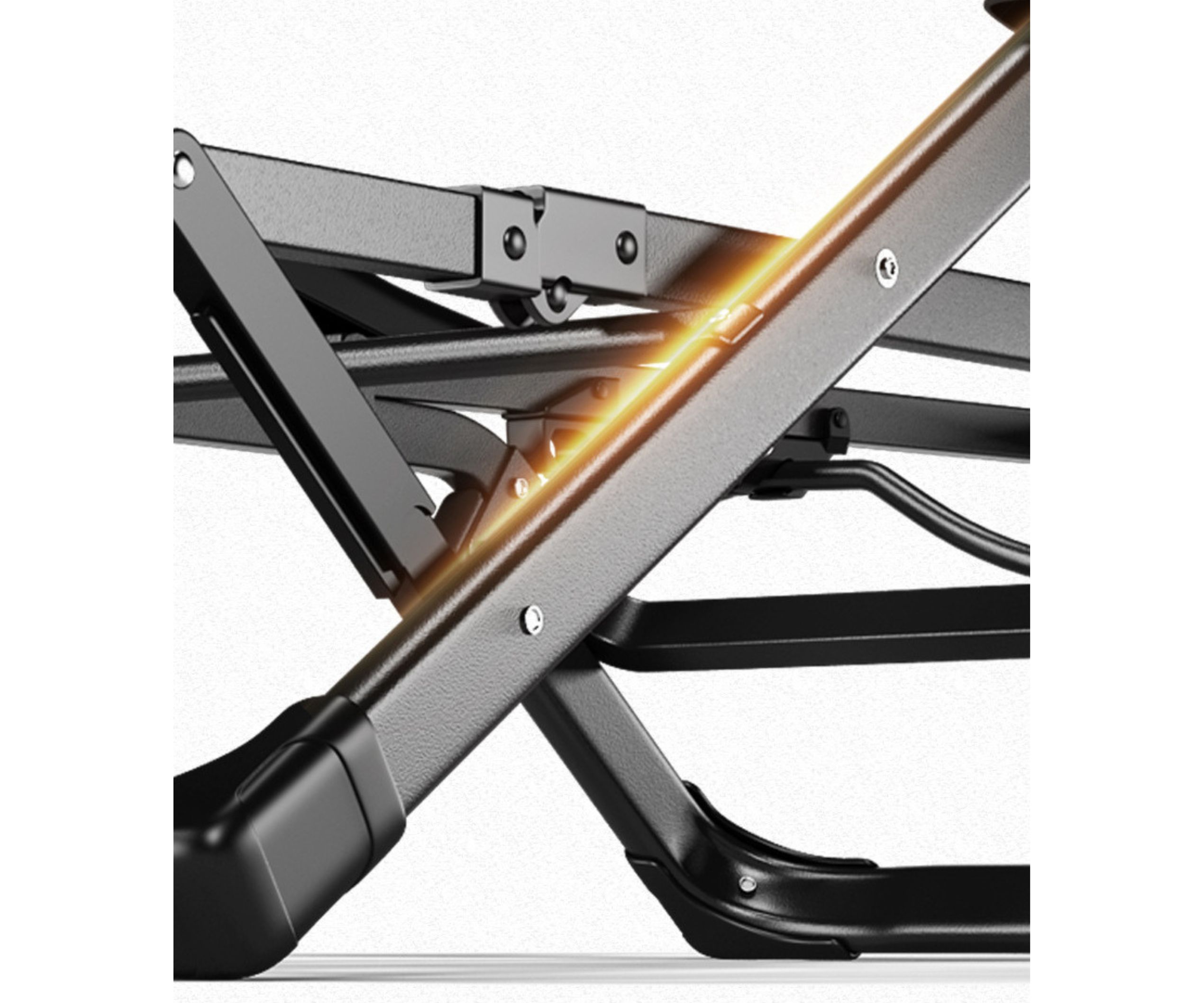 LEŻAK OGRODOWY BALKONOWY FOTEL ROZKŁADANY CZARNY LEŻANKA MOCNY REGULACJA Kolor czarny