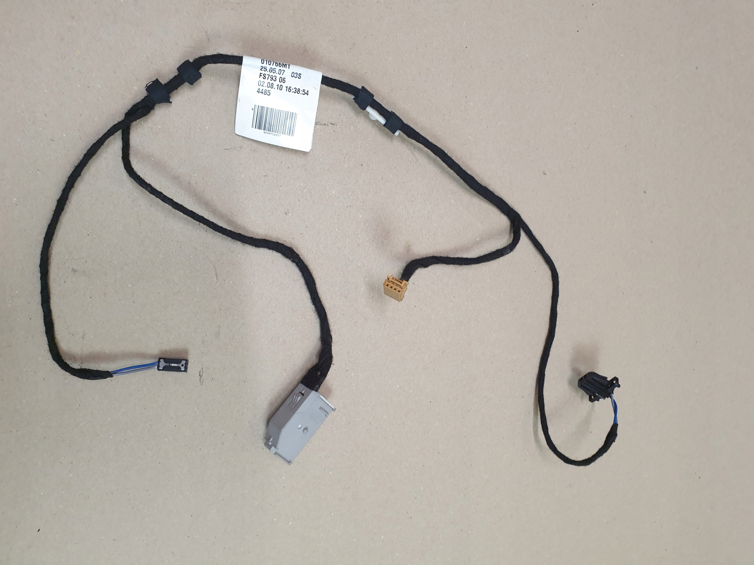 bundle wiring door right rear part AUDI A3 8P OE EU
