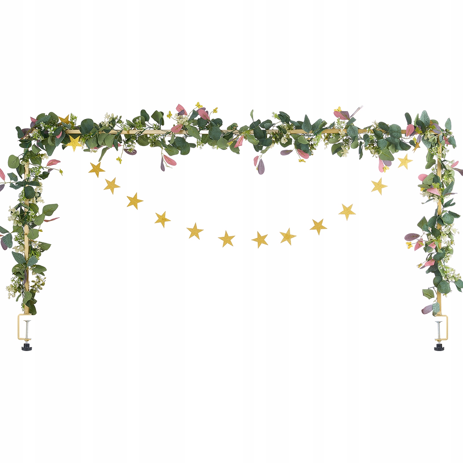 Vevor Pevný Stojan Na Stolní Dekorace, Nastavitelný, 330-1066 MM, Zlatý