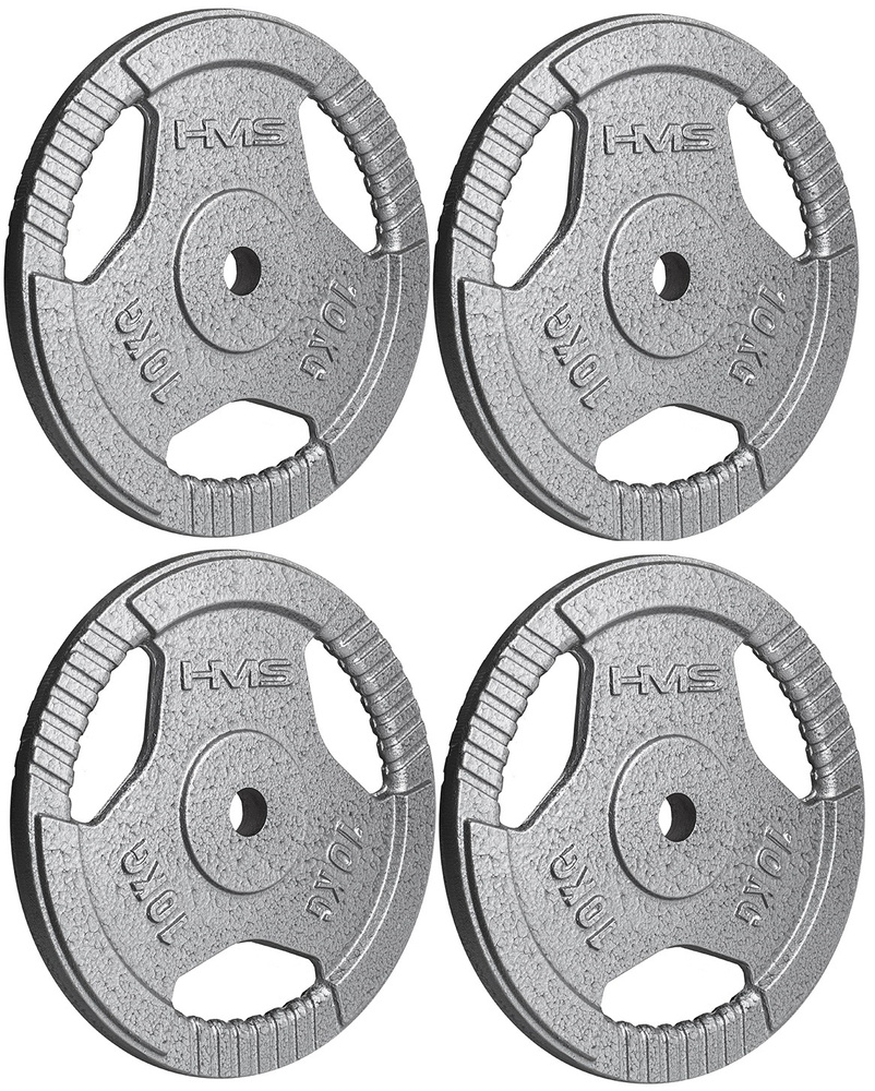 Hms Železné zátěžové talíře na Osa činku pro silové cvičení 4 x 10 kg
