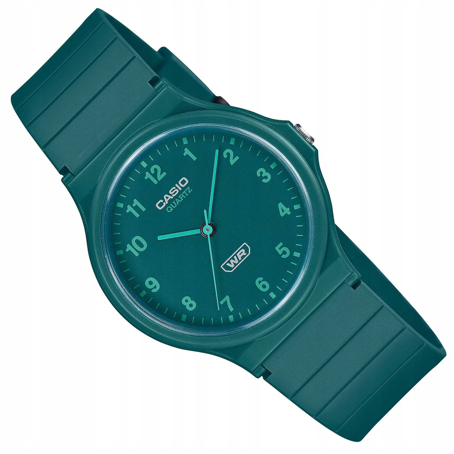 Zelené Klasické Čitelné Kulatý Hodinky Casio Pro Mládež MQ-24B-3BEF