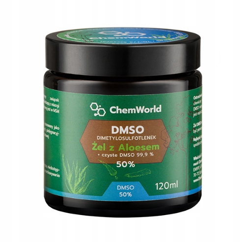 

ChemWorld Żel Dmso 50% z Aloesem 99% 120ml