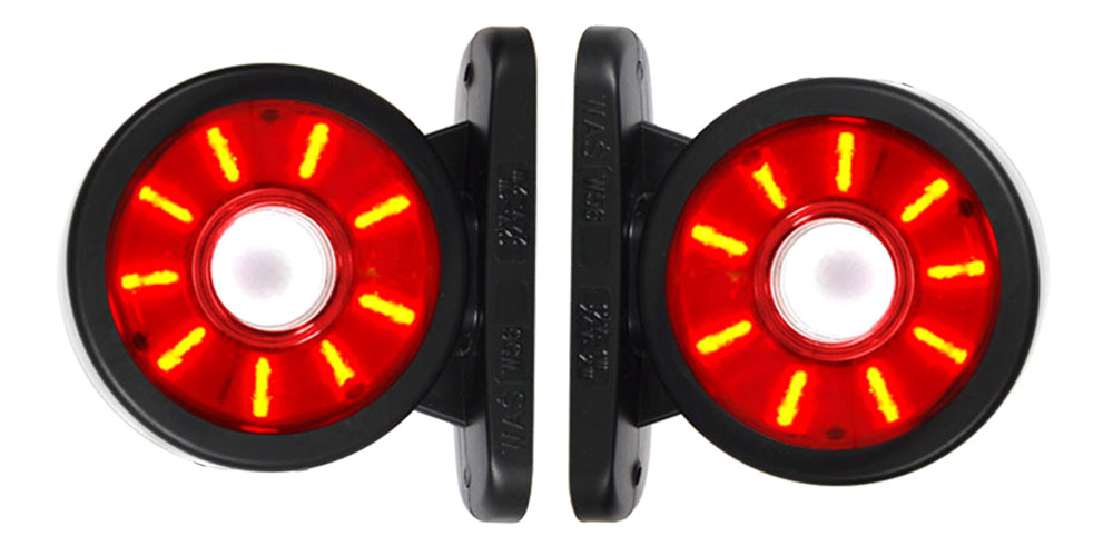 LAMPA OBRYSOWA LEDA 12 24V BUS PRZYCZEPA LAWETA