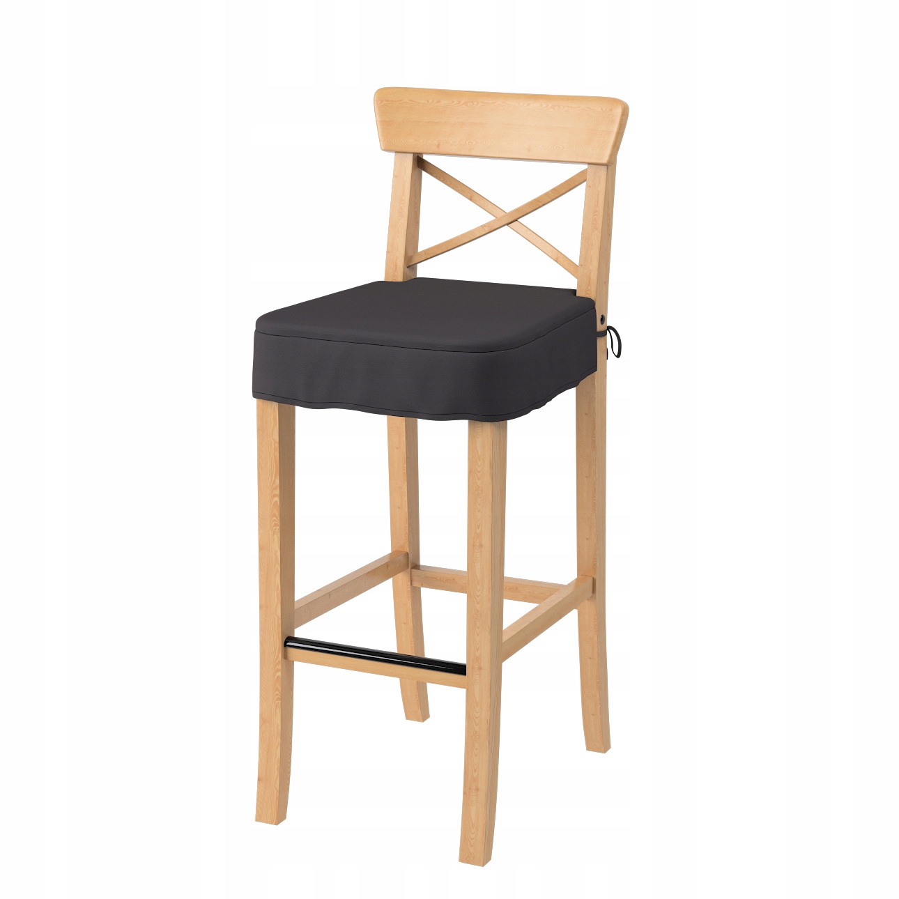 Sedák na barovou židli Ingolf Ikea černý