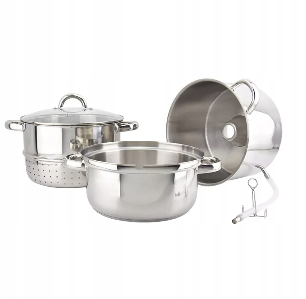 SOKOWNIK 8L Garnek 26cm Indukcja stal Nierdzewna Rodzaj sokownik