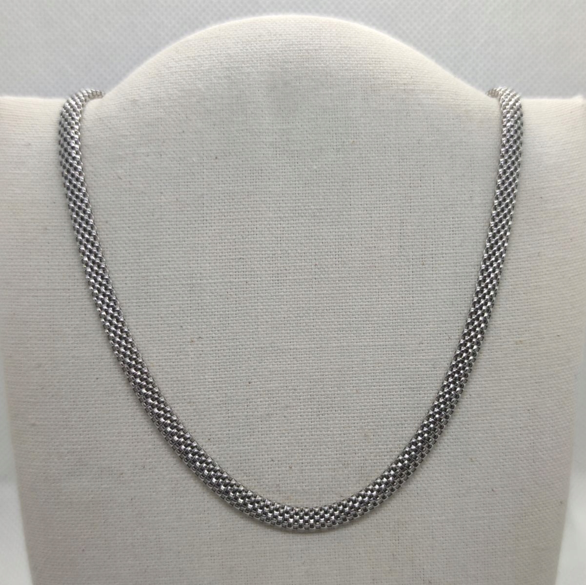 Stříbrný řetízek s širokou síťkou GR119 Stříbro 925