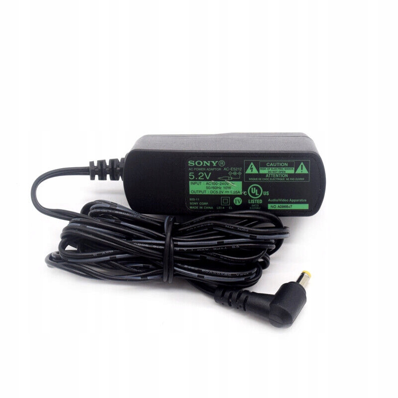 NOWA Oryginalny zasilacz ładowarka SONY PSP 5.2V 1.25A AC-E5212