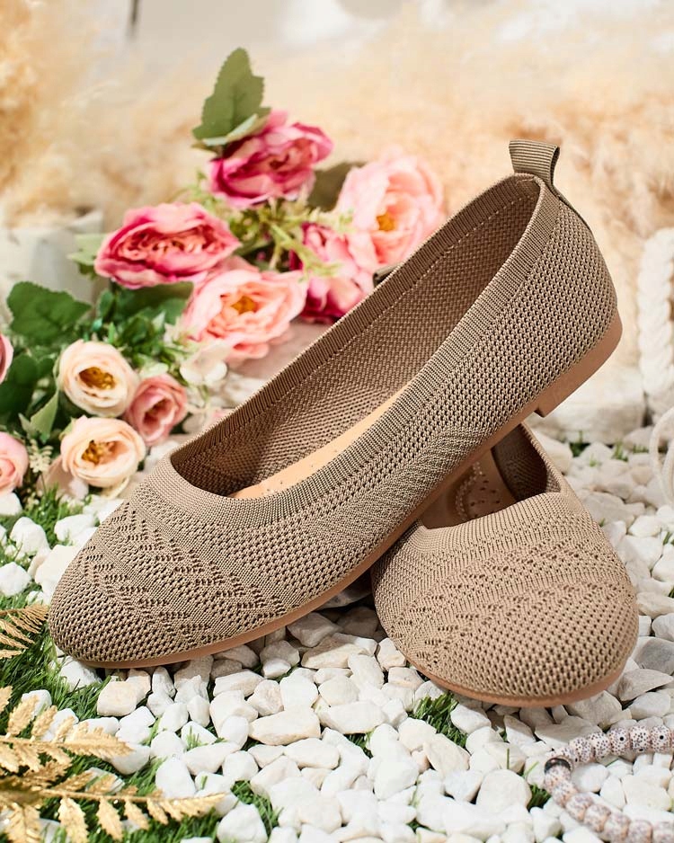 BRĄZOWE BALERINY DAMSKIE SALIN 39 Płeć kobieta