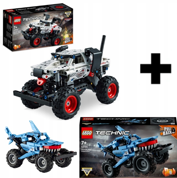 Lego Technic Monster Jam Mutt Dalmatin 42150 Lego 42134 Dárková Sada