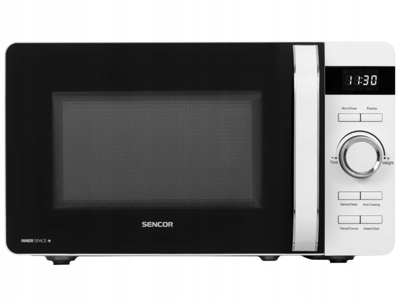 Kuchenka mikrofalowa Sencor Smw 5017WH 800W 27 cm 17L Biało-czarny