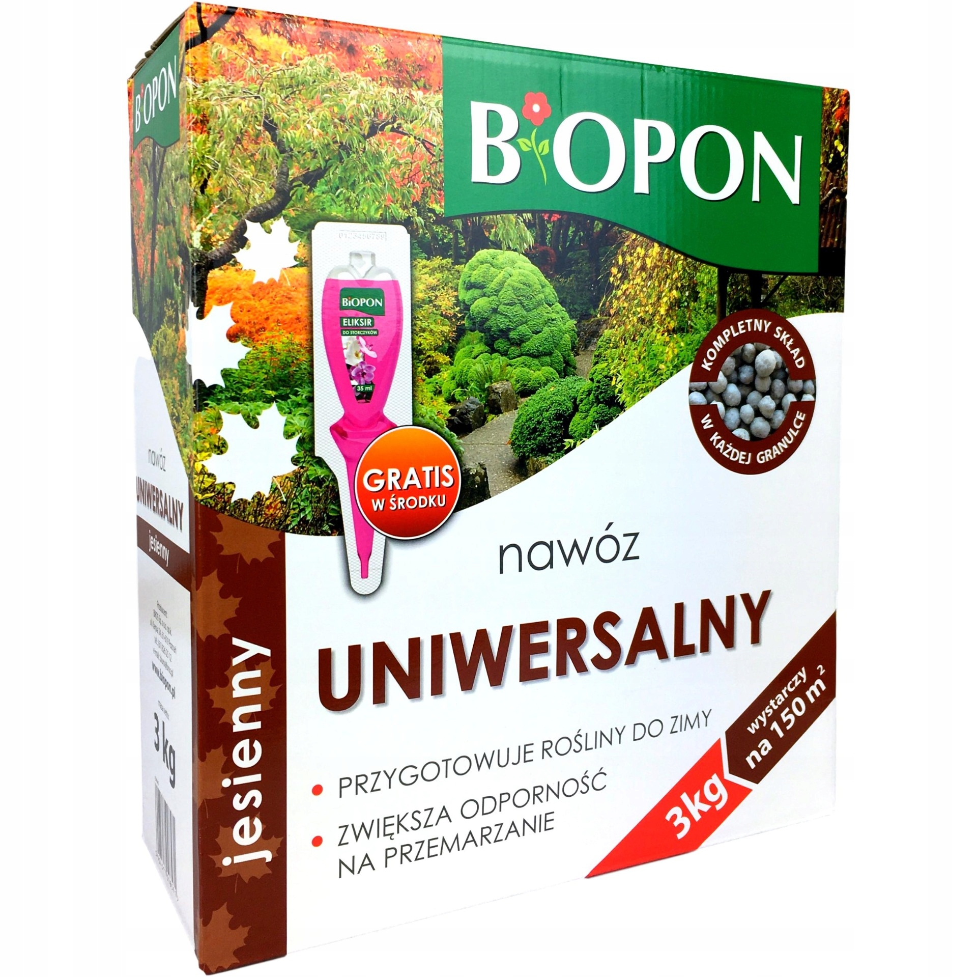 

Nawóz Jesienny Uniwersalny Granulat 3KG Biopon