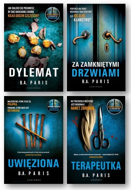 

Paris B.a. Uwięziona Dylemat 4pak Thriller