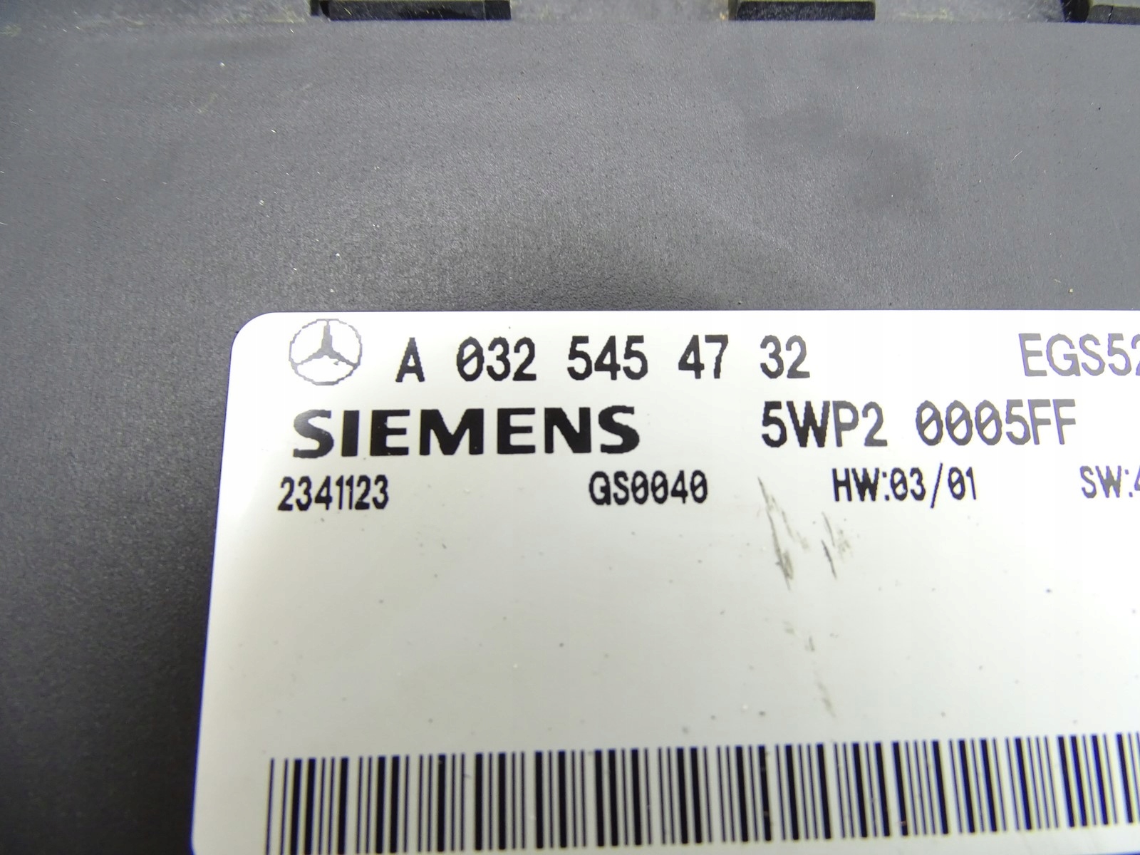 modulo Centralina cambio ingranaggi MERCEDES SL R230 A0325454732
