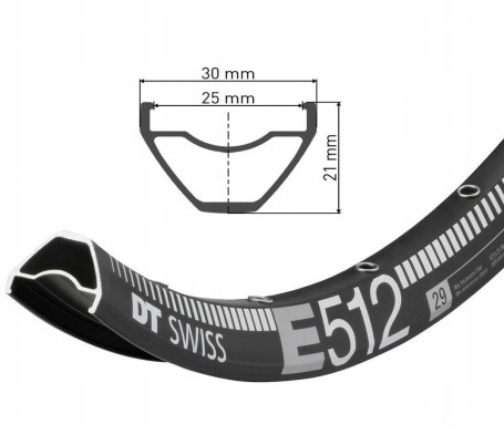 Obręcz Mtb Dt Swiss E 512 Disc 29er 32H