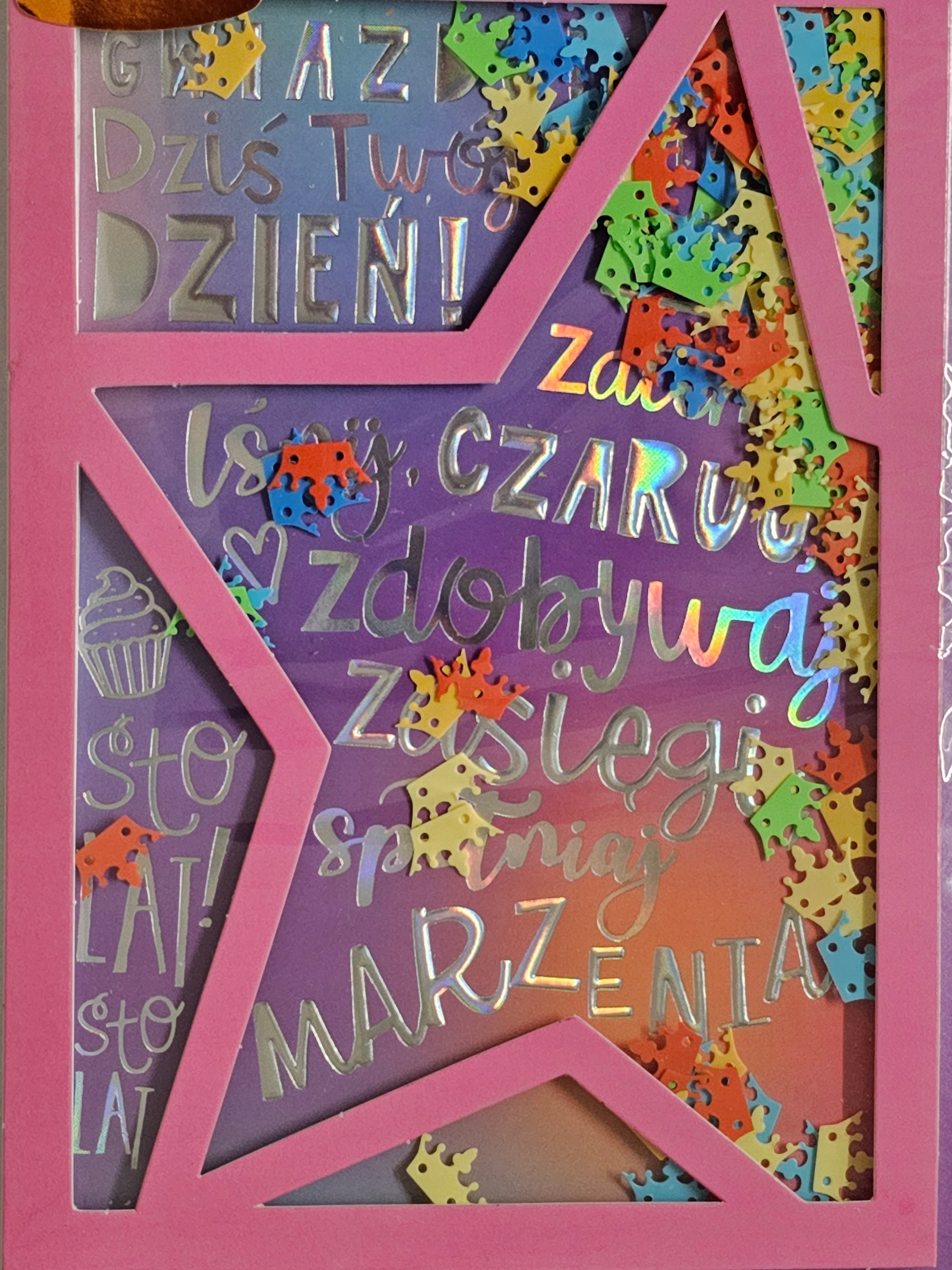 

Kartki urodzinowe kartka urodzinowa Wesołe konfett