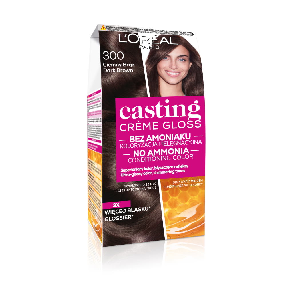 

Loreal Casting Creme Gloss 300 Ciemny Brąz