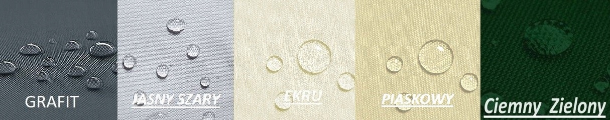 ZASŁONY OGRODOWE 155x180 DO ALTANY TARASU Szerokość 155 m