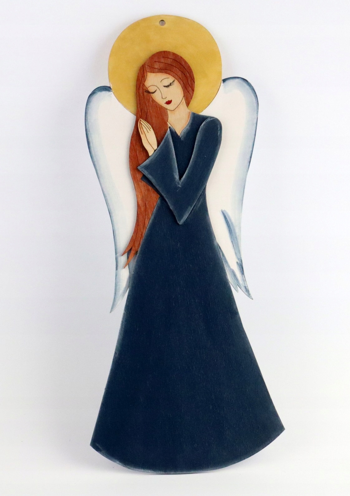 Krásný dřevěný anděl Unikátní dekorace