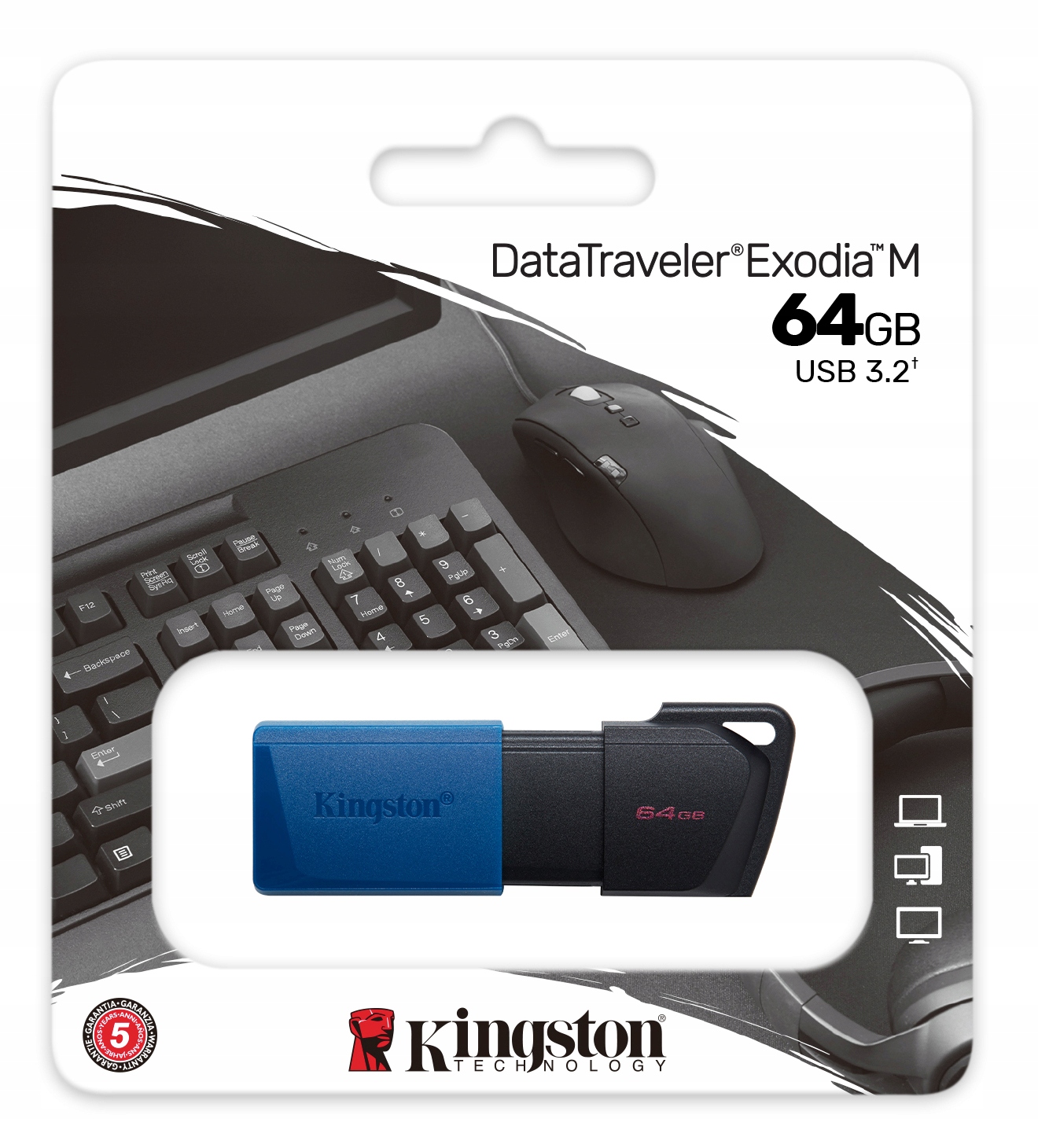 

Pendrive Kingston Dtxm 64GB Exodia M Usb 3