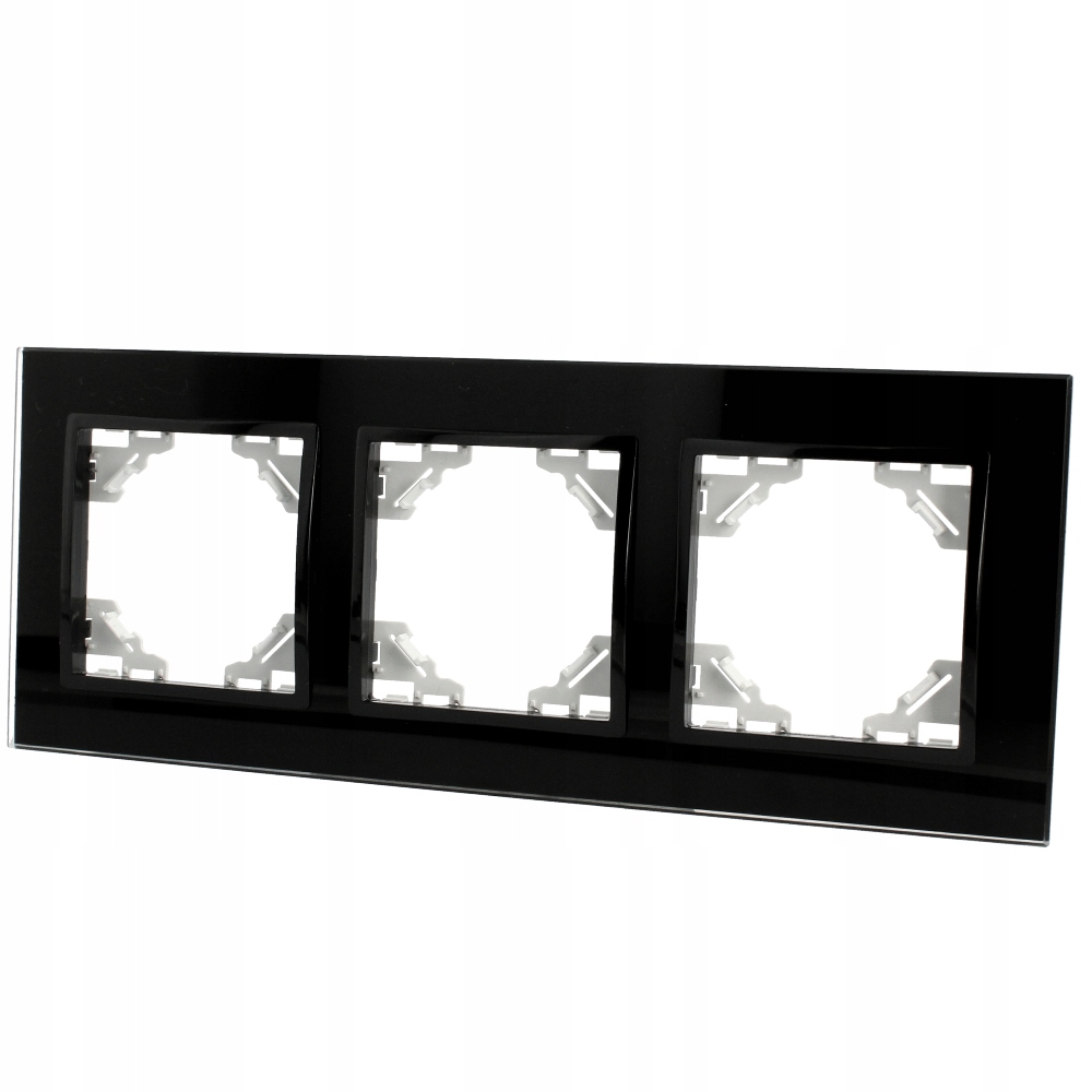 

Rama czarna szklana szlifowany rant Quadra Adelid