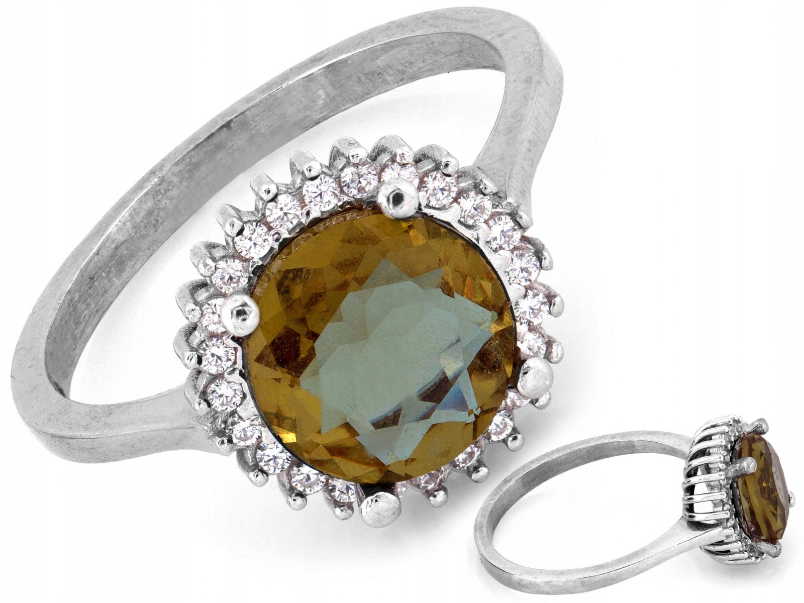 Stříbrný Prstýnek 925 s kubickou zirkonií, módní design