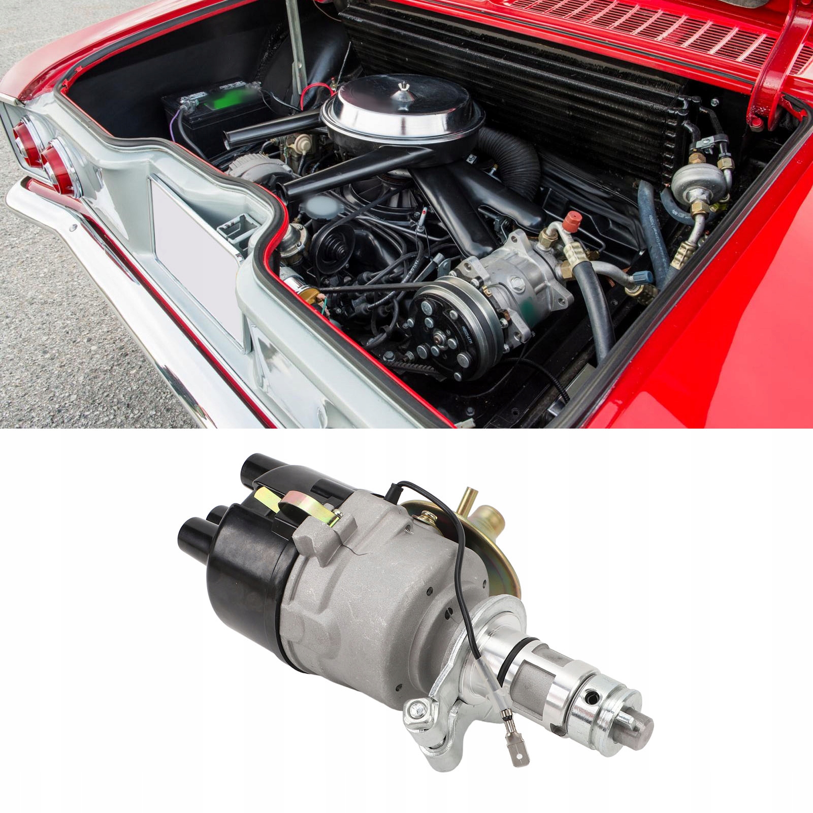 ROZDZIELACZ PUNKTOWY 45D4 Z KOŁPAKIEM I ROZDZIELACZEM ZAPŁONU Stan opakowania oryginalne