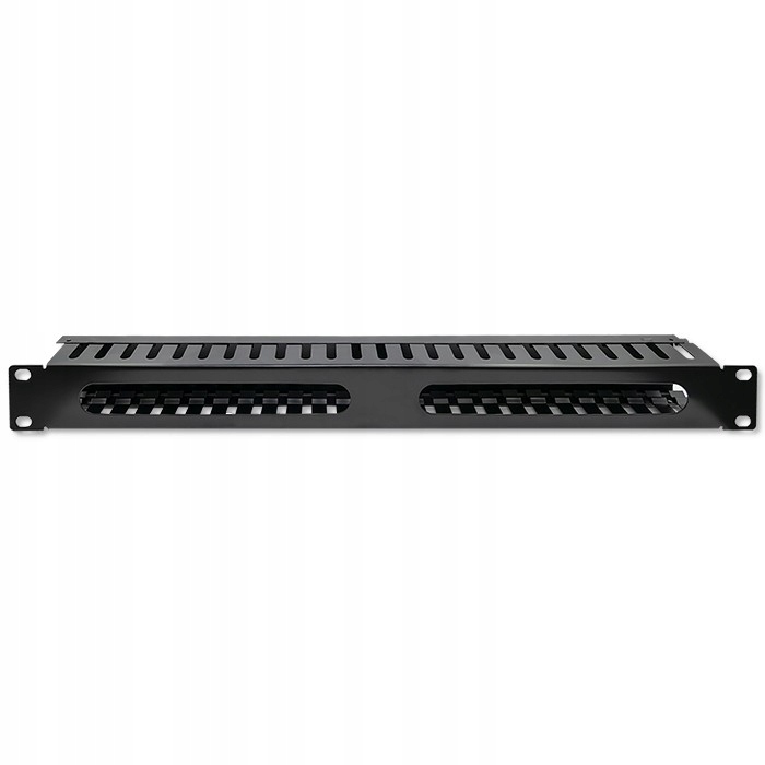 Qoltec Solidny stalowy Organizer kabli do szaf RACK 19