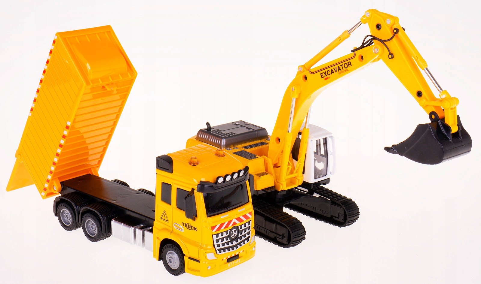 WYWROTKA ŚWIAŁTO DŹWIĘK+ KOPARKA + AKCESORIA Bohater brak