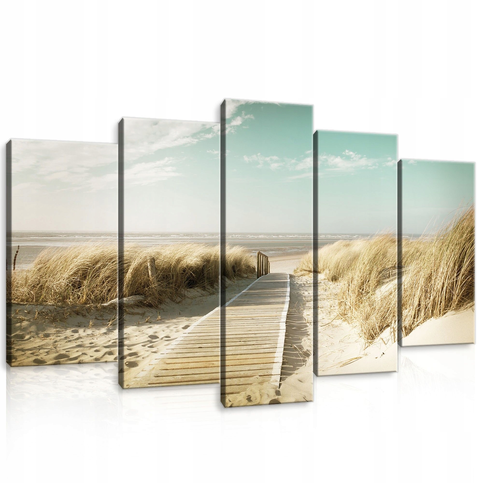 Obraz 100x60 Pláž moře duny písek břeh příroda klid krajina léto