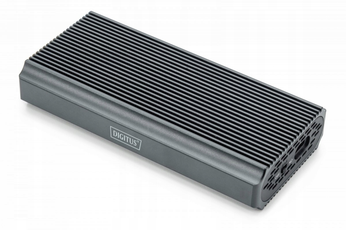 Digitus Puzdro Usb 4.0 Typ C na Ssd M.2 NVMe 40 Gbps hliníkové,