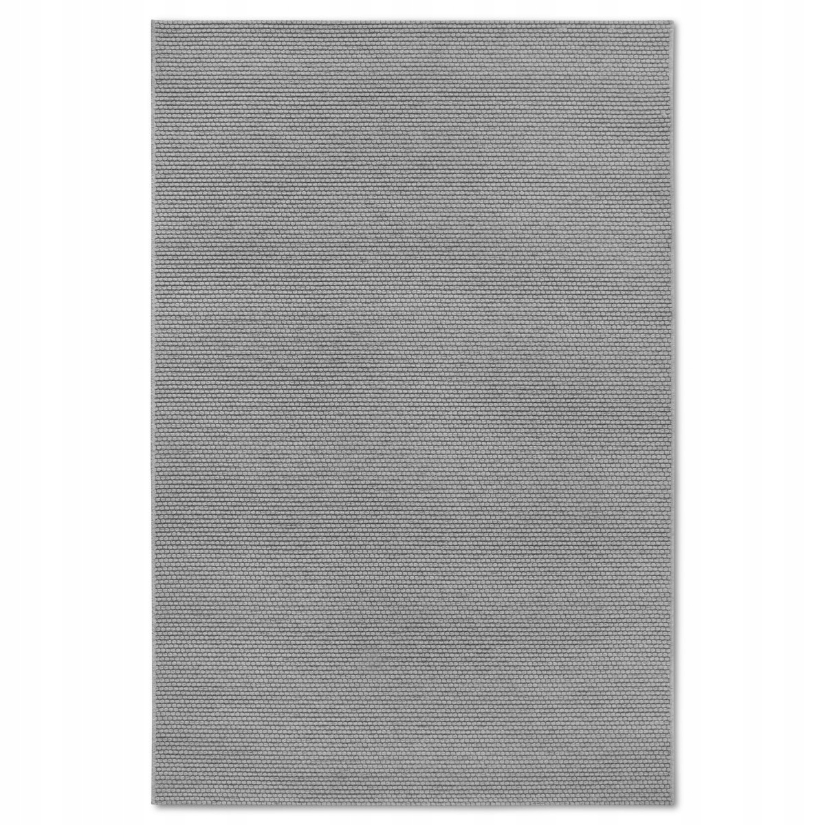Koberec smyčkový 200 x 290 cm, ručně tkaný, šedý, jednobarevný